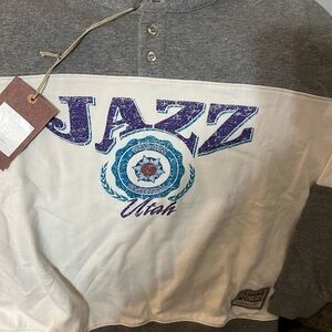 COPY - NEW MITCHELL AND NESS NBA HWC UTAH JAZZ CREWNECK WOMENS MEDIUM
